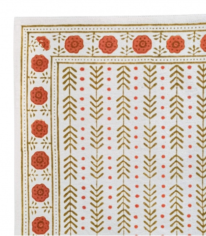 Table mat 14x18 inches - olive