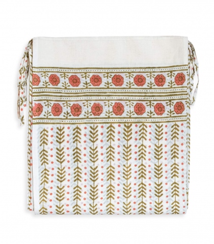 Rideau en coton Thea olive