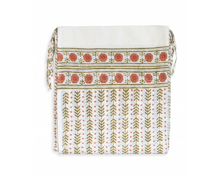 Cotton curtain Thea olive