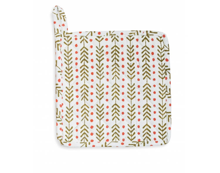 Dessous de plat 20x20 cm - Thea olive