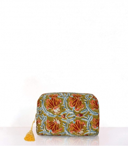 Trousse de toilette Jaipur olive