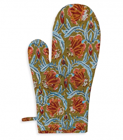 Jaipur olive - kitchen glove