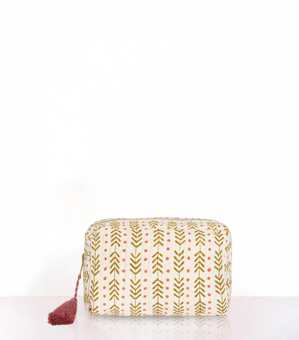 Pochette à maquillage Thea olive