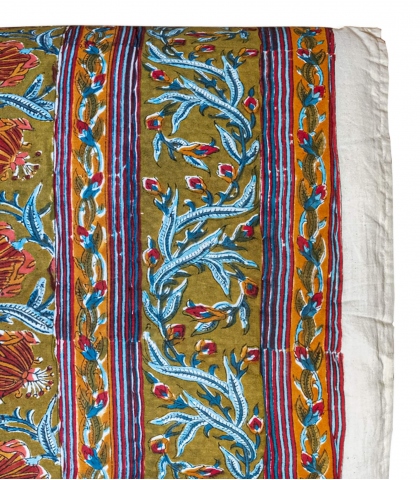 Édredon en coton 230x265 cm - olive