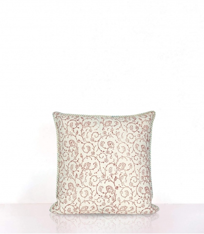 Housse de coussin Jaipur bleu clair