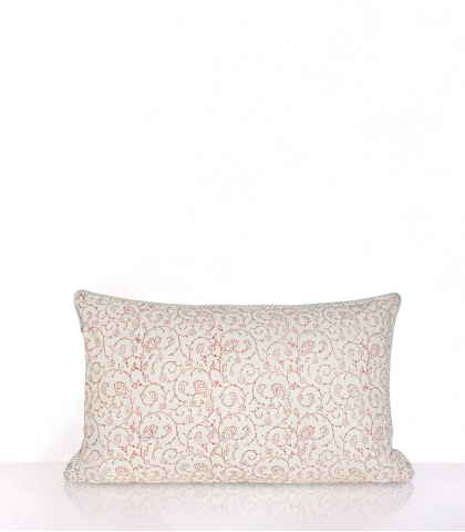 Jaipur bleu clair Housse de coussin rectangulaire