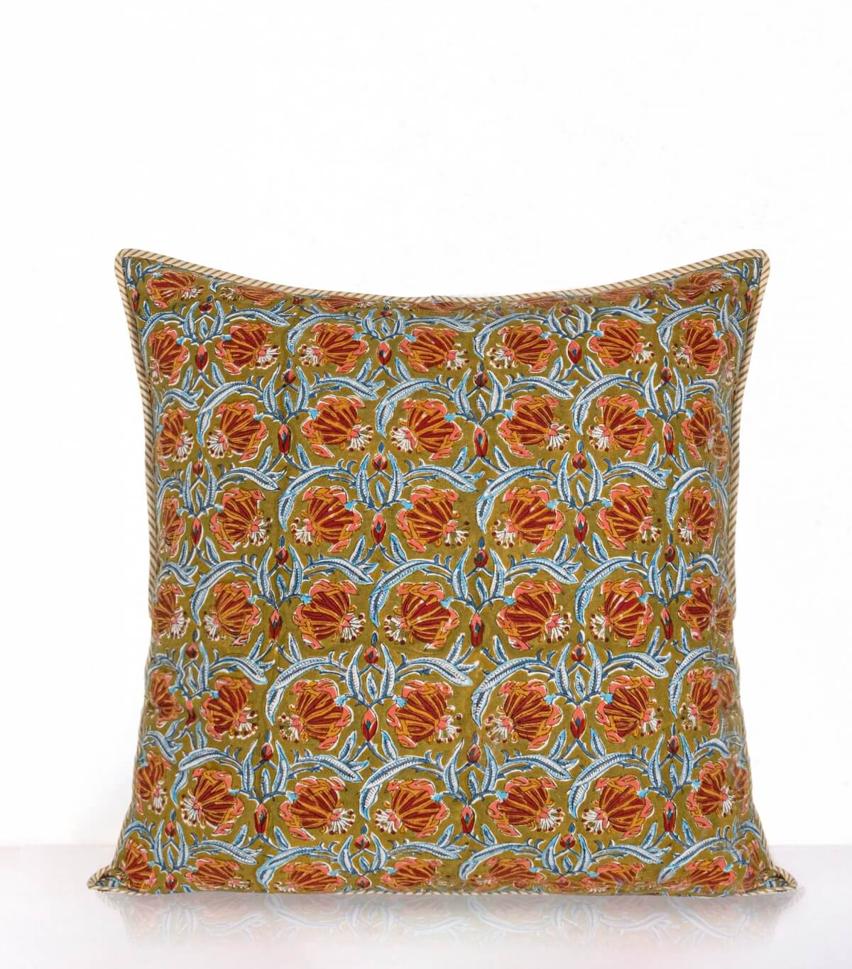 Cushion cover Jaipur olive