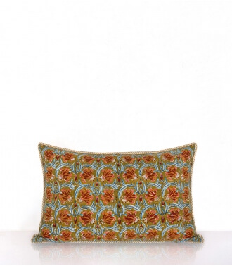 Rectangle cushion cover Jaipur olive