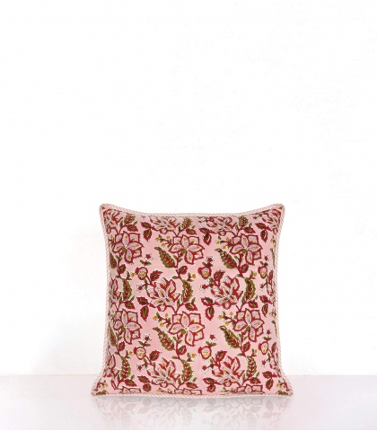 Housse de coussin Rang rose pâle