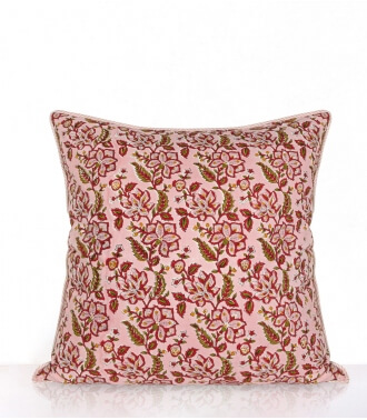 Square pillowcase Rang pale pink