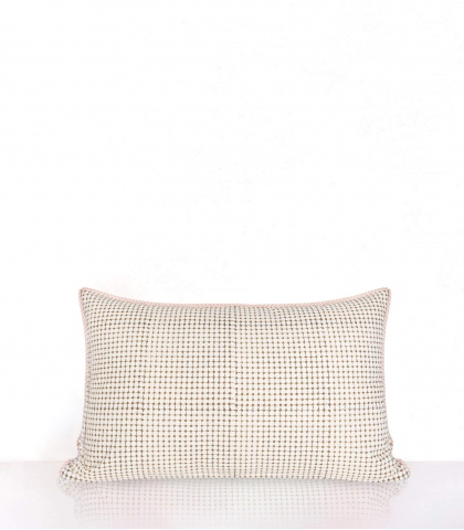 Rang rose pâle Housse de coussin rectangle