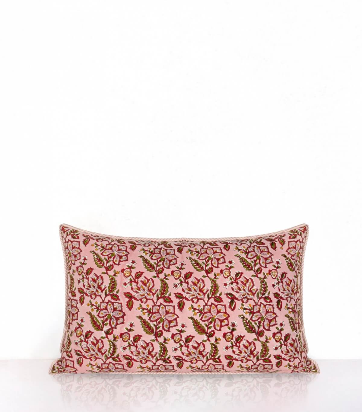 Rectangle cushion cover Rang pale pink