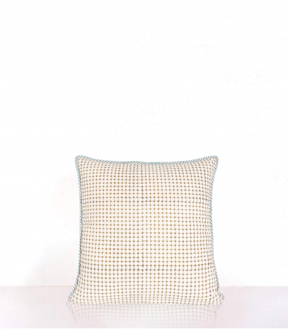 Housse de coussin Rang bleue