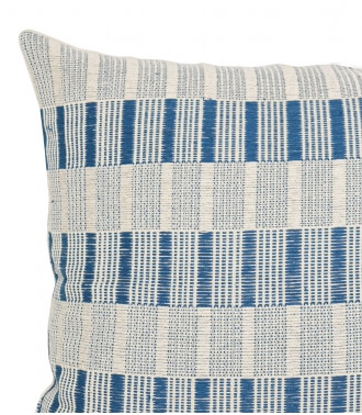 Square cushion cover Asom blue