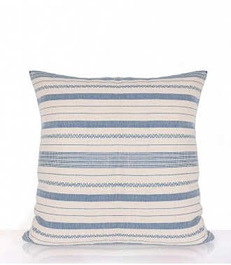 Woven pillowcase 24x24 inches - Asom blue