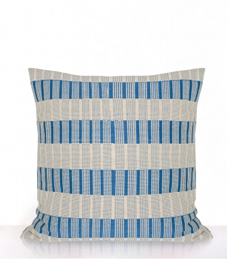 Woven pillowcase 24x24 inches - blue