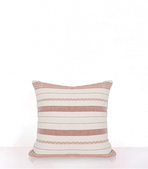 Asom bronze - housse de coussin tissée 40x40 cm