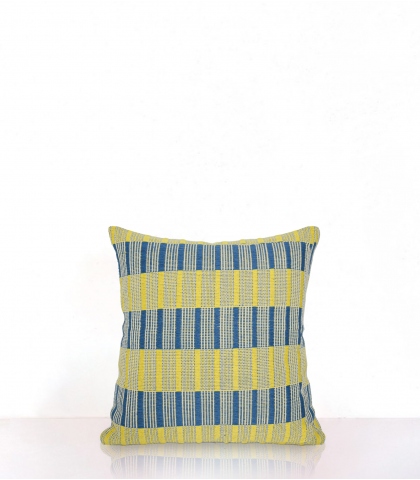 Coussin carré 40x40 - Atom bleu
