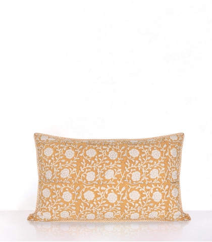Housse de coussin rectangle Banna bronze