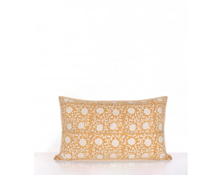 Housse de coussin rectangle Banna bronze