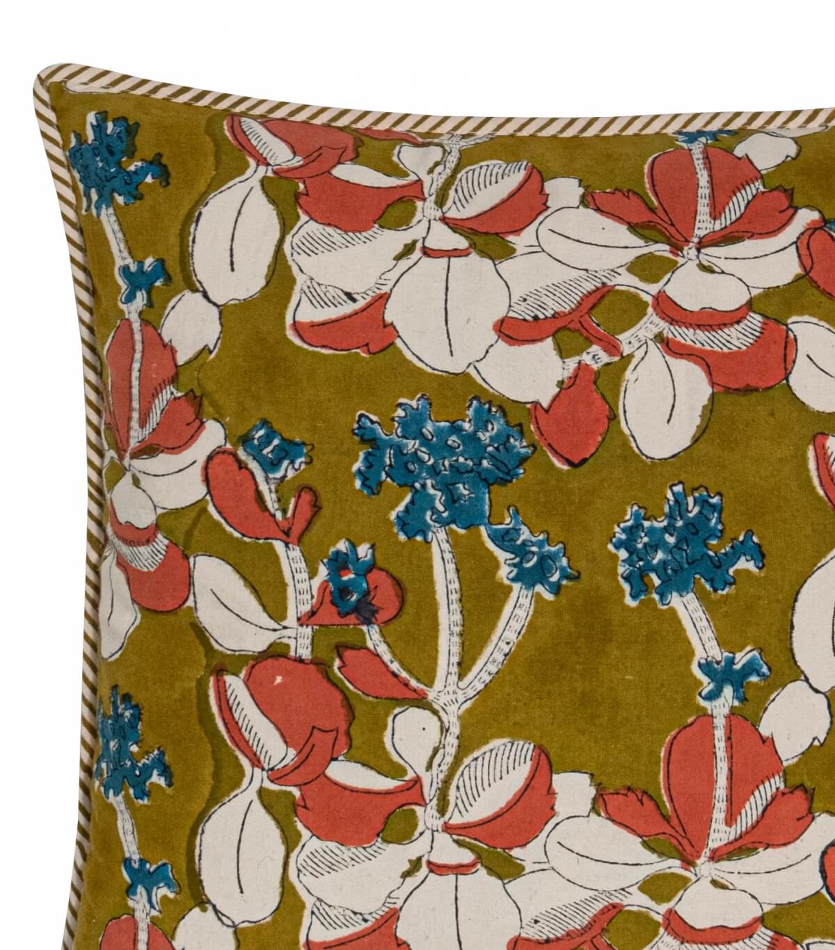 Housse de coussin carrée - olive