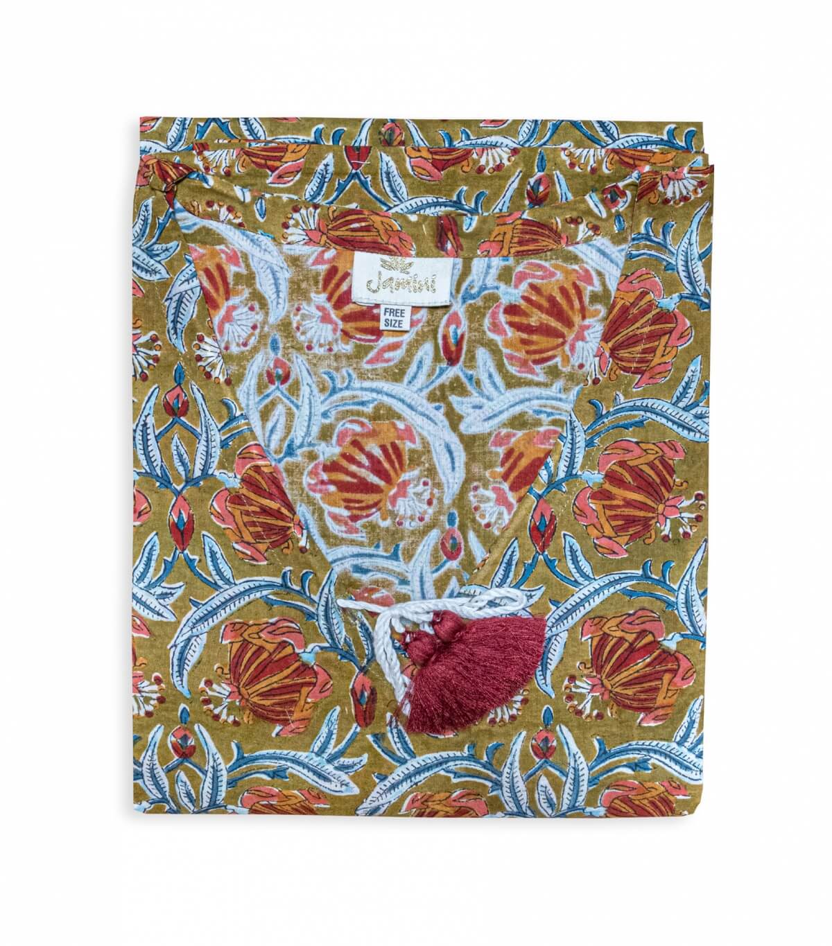 Kaftan de plage Jaipur olive