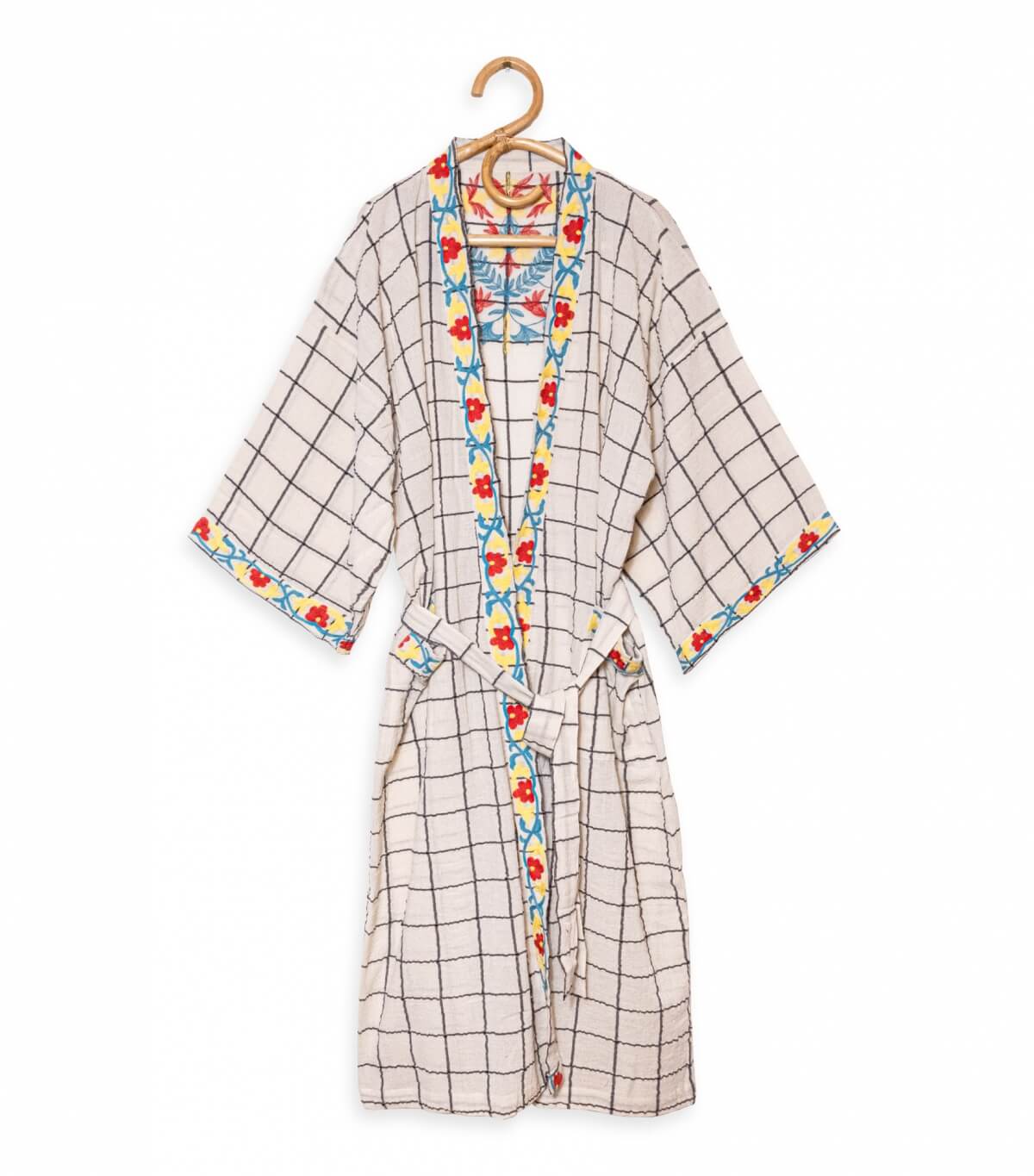 Hand embroidered Kimono