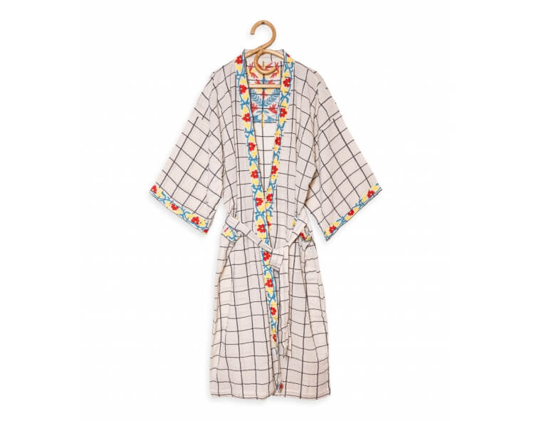 Hand embroidered Kimono