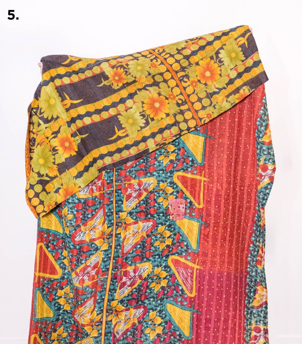 Indian Kantha cotton - 71x96 inches