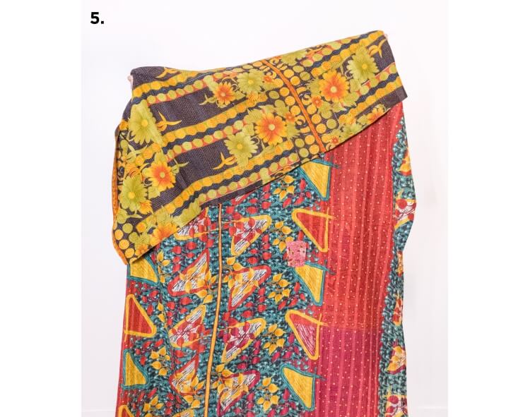 Indian Kantha cotton - 71x96 inches