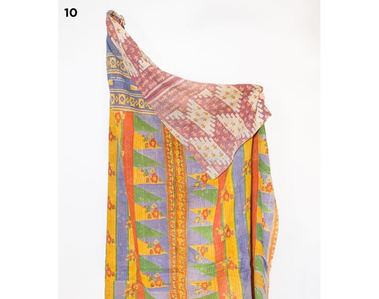 Kantha coton - 160x248 cm