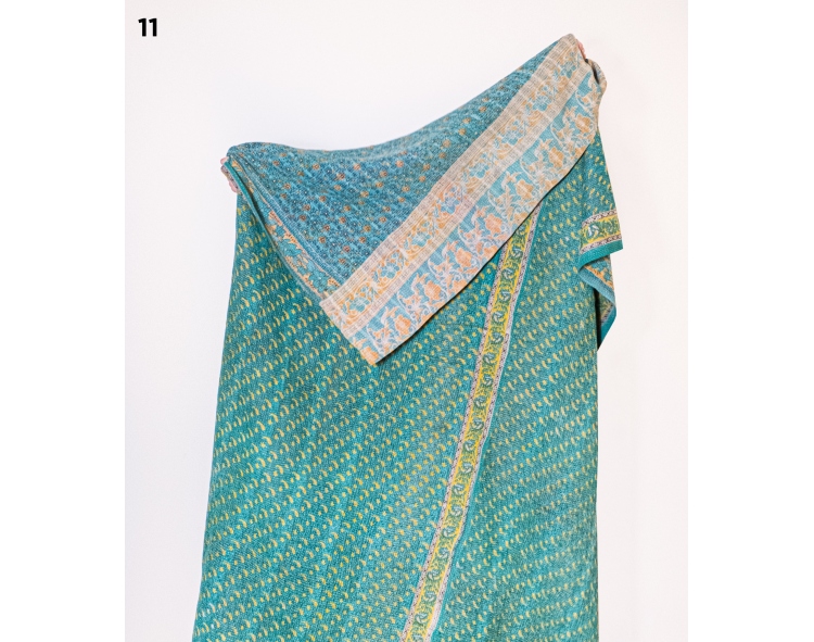 Kantha indien coton - 150x212 cm