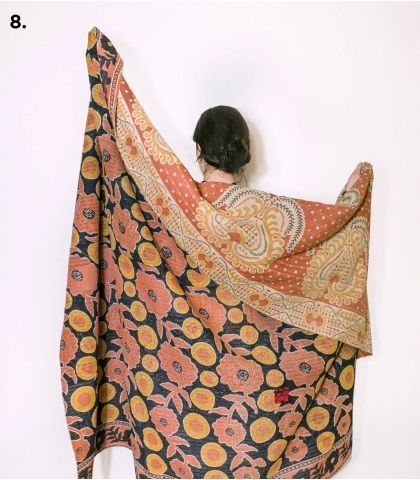 Kantha vintage - 180x246 cm