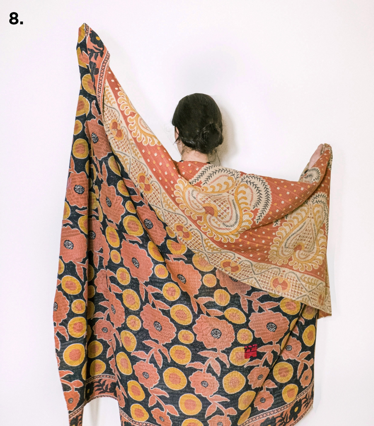 Indian Kantha cotton - 71x97 inches