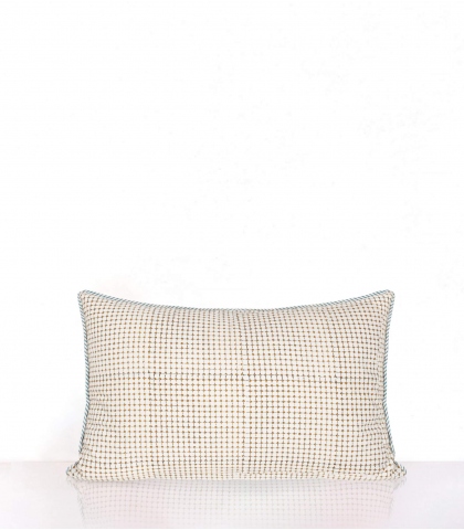 Housse de coussin 40x65 cm bleue