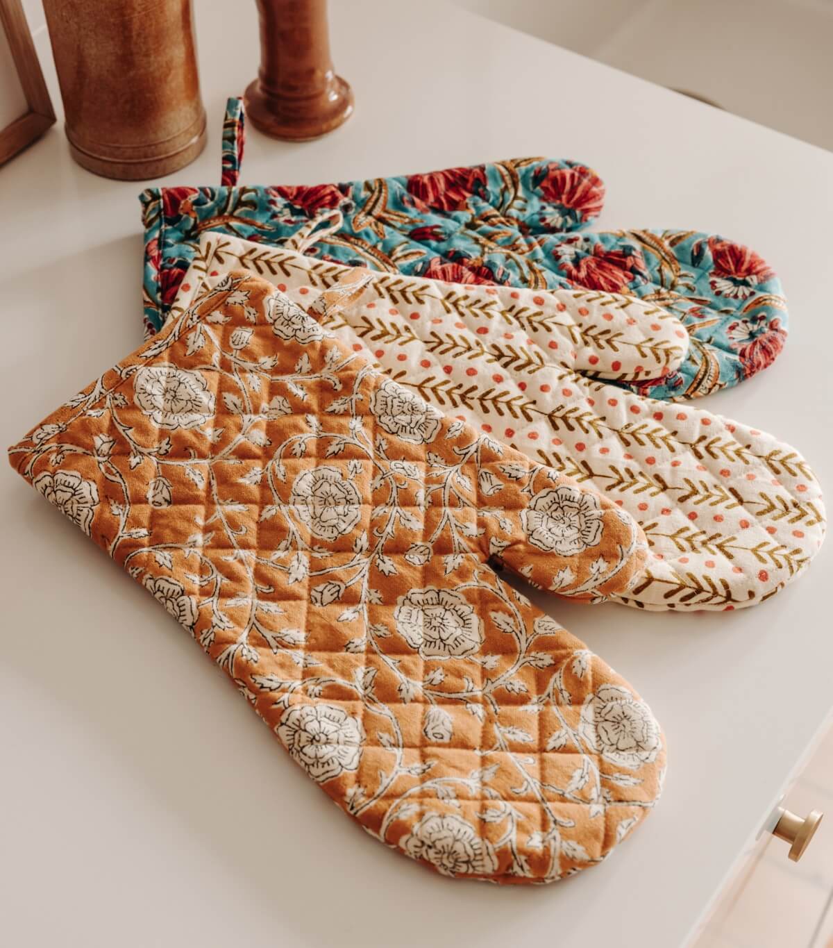 Kitchen glove 6x13 inches - Banna tan