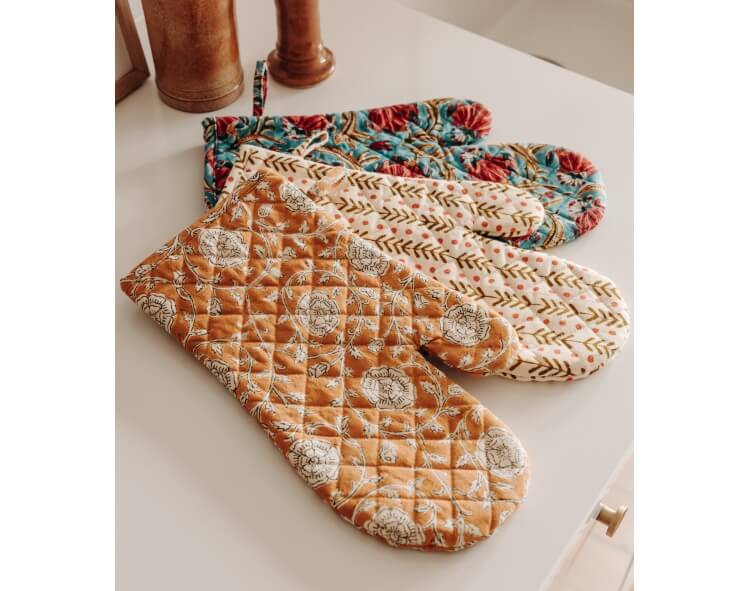 Kitchen glove 6x13 inches - Banna tan