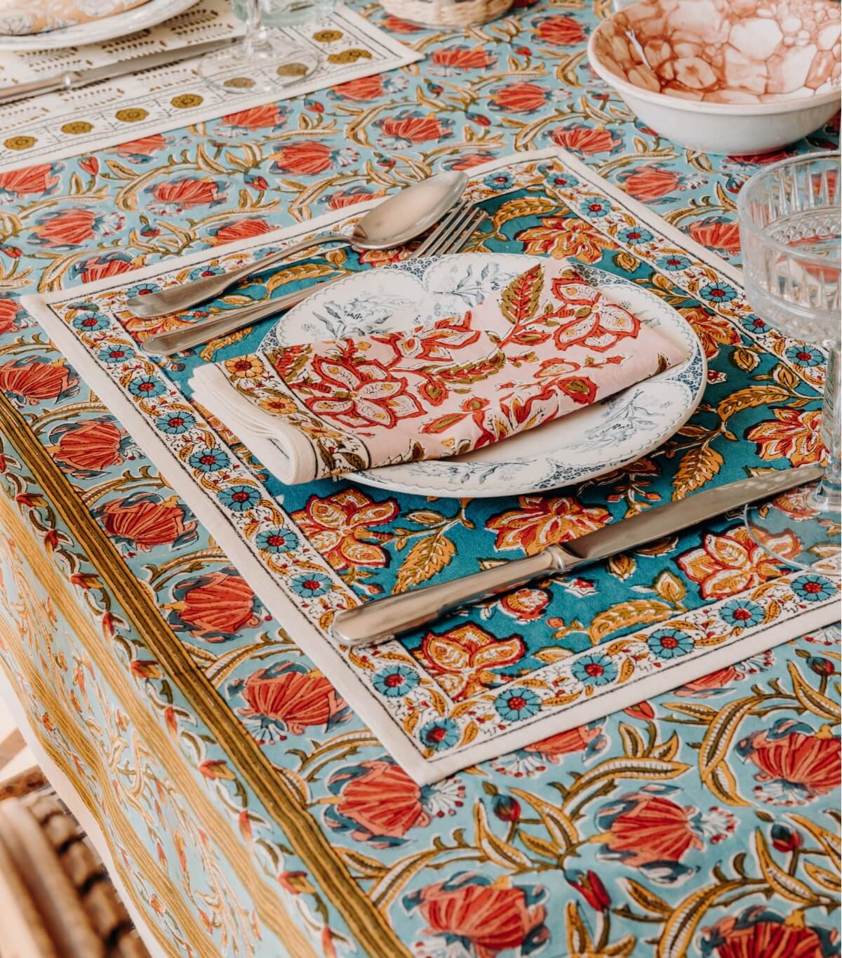 Set de table 35x45 cm - Rang bleu