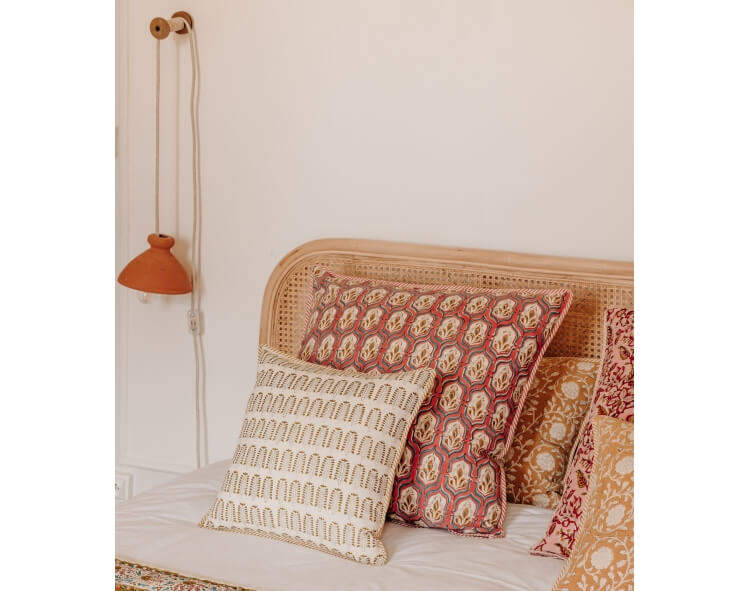 40x40 cm - housse de coussin Bootie olive