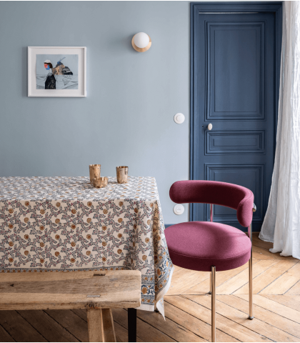 Nappe imprimée 140x235 cm - Anima écrue