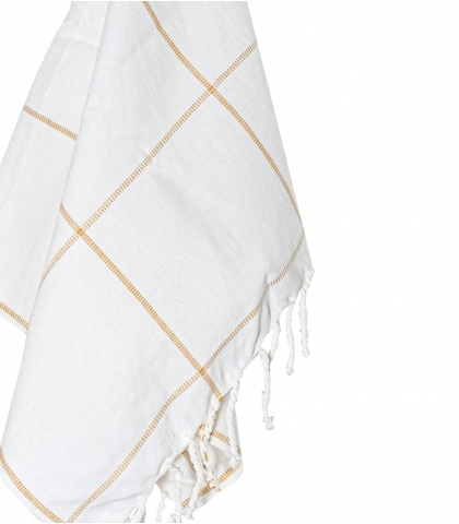 Cotton towel 16x30 inches- mustard
