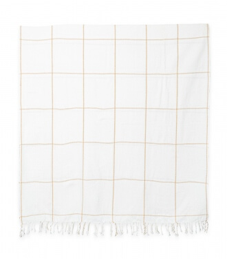 Cotton towel 39x79 inches - mustard