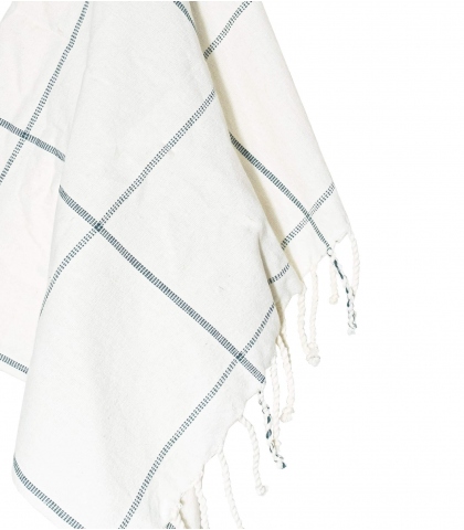 Cotton towel 16x30 inches - green