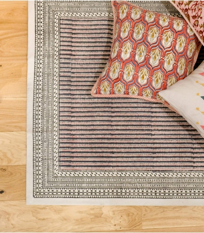 Tapis coton imprimé Lota
