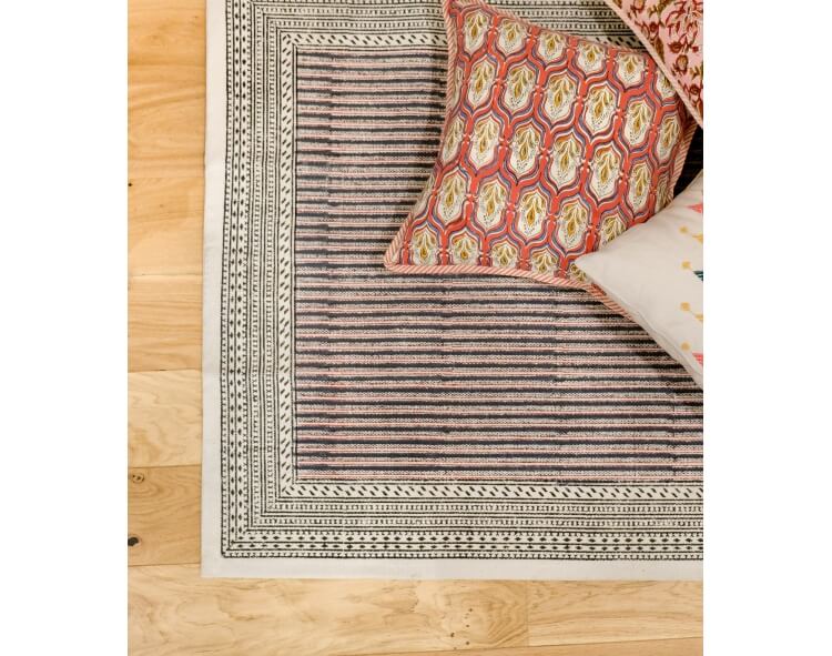 Tapis coton imprimé Lota
