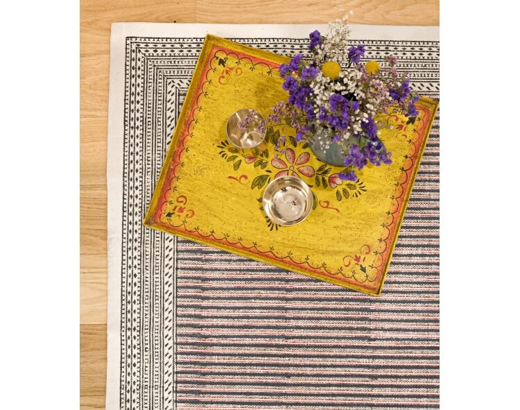 Printed Indian carpet