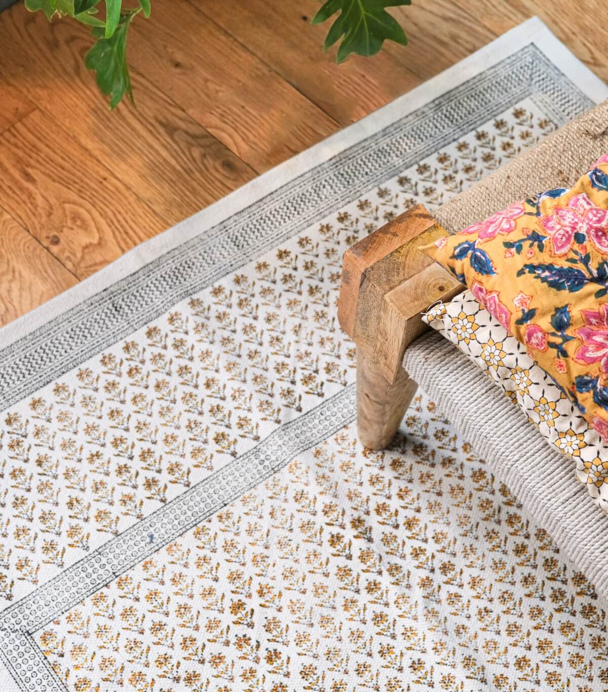 Tapis coton imprimé Palla