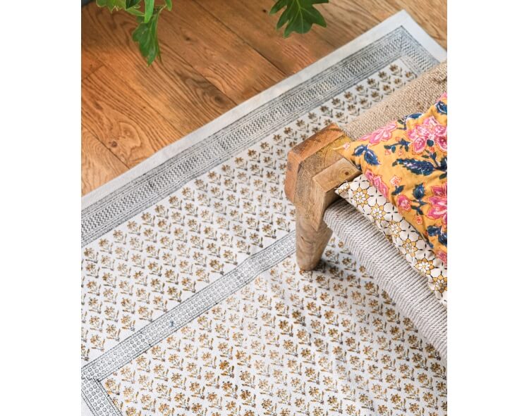 Tapis coton imprimé Palla