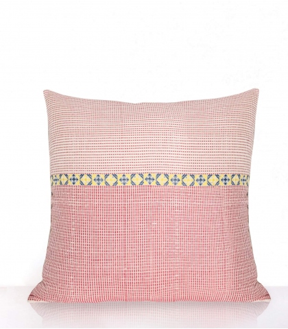 Woven pillowcase Alom pink