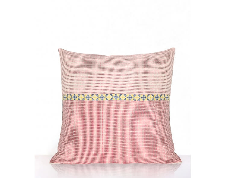 Woven pillowcase Alom pink